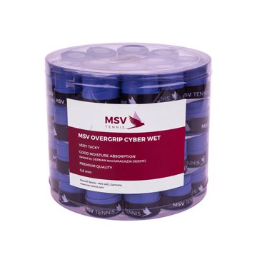 MSV Overgrip Cyber Wet, 60 / pack, blue