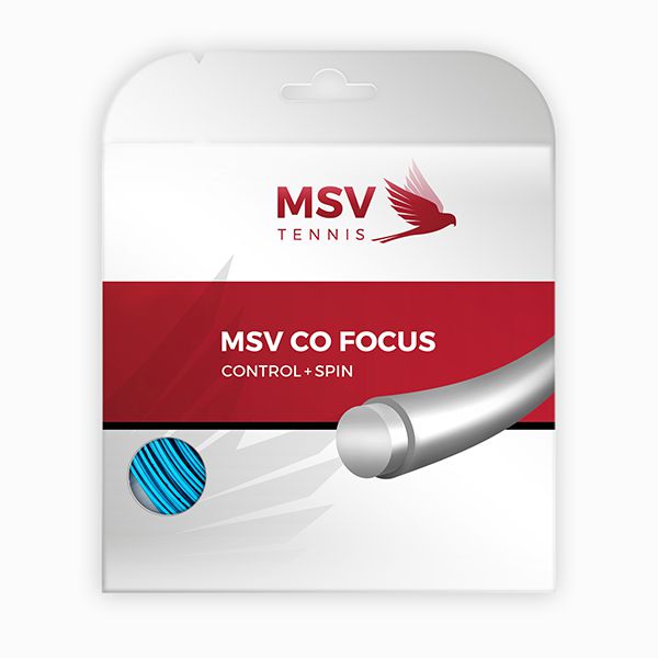 MSV Co Focus Tennissaite 12m 1,18mm hellblau