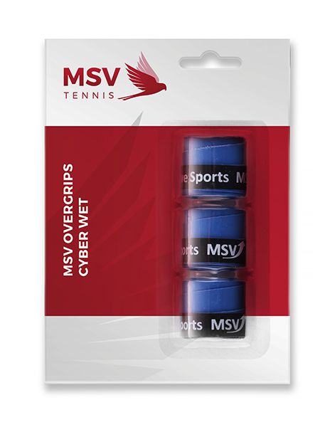 MSV Overgrip Cyber Wet,  3 / pack,  blue