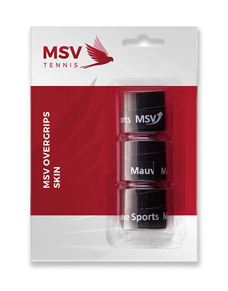 MSV Overgrip Skin perforated,  3 / Pack, black