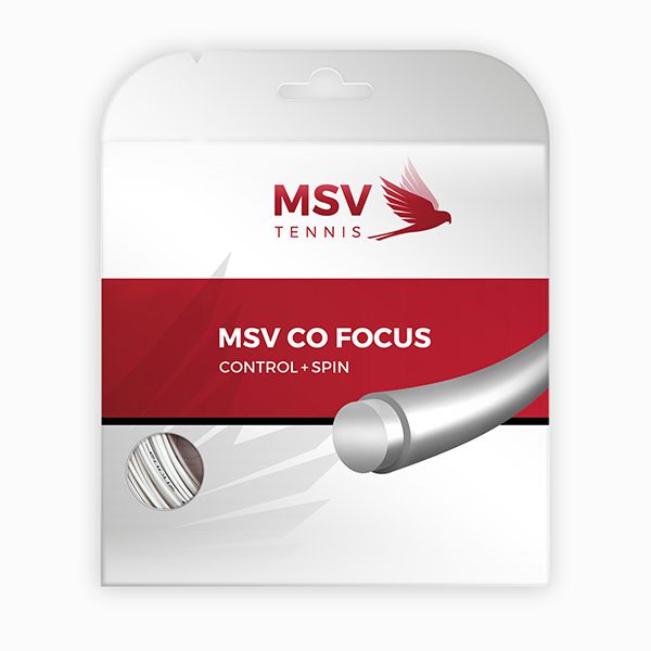 MSV Co Focus Tennis String 12m 1,18mm white
