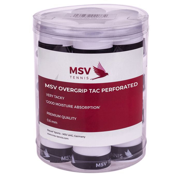 MSV Overgrip Tac perforated, 24 / pack, white